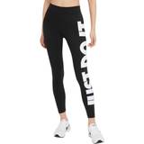 8 - Polyester Tights Nike Essential Just Do It Leggings - Black/White