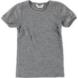 Drenge T-shirts Joha Wool T-shirt - Grey Melange (76343-122-15110)