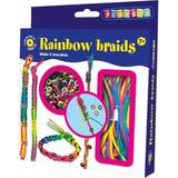 Tyggelegetøj Kreativitet & Hobby PlayBox Rainbow Braid Bracelet Set 100pcs