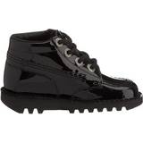 Snøresko Lave sko Kickers Kick Hi Zip Junior - Black Patent