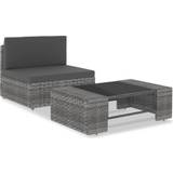 Havemøbel vidaXL 49522 Loungesæt, 1 borde inkl. 1 sofaer