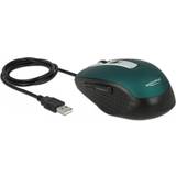 Grøn Computermus DeLock Optical Wiring Mouse