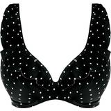Freya Jewel Cove High Apex Bikini Top - Black