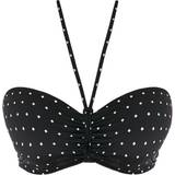 Freya Jewel Cove Bandeau Bikini Top - Black