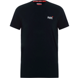 Superdry Bomuld Overdele Superdry Small Chest Logo T-shirt - Navy