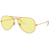 Ray-Ban Orange Solbriller Ray-Ban Aviator Solid Evolve RB3025 9220T4