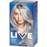 Blødgørende Permanente hårfarver Schwarzkopf Live Intense Colour Urban Metallics U71 Metallic Silver