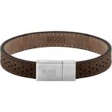 Hugo Boss Smykker HUGO BOSS Essentials Armbånd - Brun/Sølv