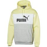 Puma Gul - Oversized Tøj Puma Colorblock Hoodie - Yellow Pear