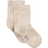 Beige Undertøj Minymo Sock 2-pack - Rainy Day (5075-227)