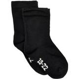 Piger - Sort Undertøj Minymo Sock 2-pack - Black (5075-106)
