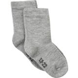 31/34 - Drenge Børnetøj Minymo Sock 2-pack - Light Grey Melange (5075-130)