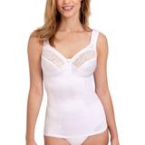 F Bodystockings Miss Mary Grace Soft Bra Shaping Top - White