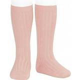 Lycra Børnetøj Condor Basic Rib Knee High Socks - Old Rose (20162_000_544)