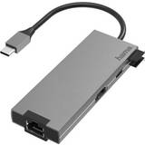 Hama Kabler Hama USB C-USB A/HDMI/RJ45/USB C Adapter