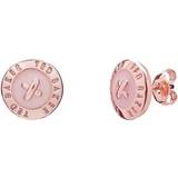 Ted Baker Øreringe Ted Baker Mini Button Earrings - Rose Gold/Baby Pink
