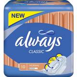 Uparfumerede Bind Always Classic Normal with Wings 10-pack