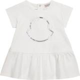 Moncler Børnetøj Moncler Branded Ruffle Tee T-Shirt - White (G1-951-8I724-10-8790N)