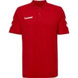 Rød Polotrøjer Børnetøj Hummel Go Kid's Cotton Poloshirt - Red (203521-3062)