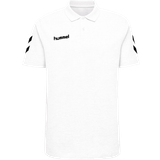 Hummel Polotrøjer Børnetøj Hummel Go Kid's Cotton Poloshirt - White (203521-9001)