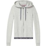 Tommy Hilfiger 12 - Dame Sweatere Tommy Hilfiger Cotton Terry Lounge Hoody - Grey Heather