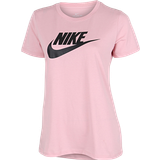 26 - 50 - Dame T-shirts & Toppe Nike Sportswear Essential T-shirt - Pink Glaze/Black