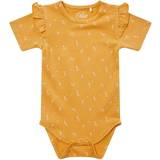 Babyer - Gul Bodyer Petit by Sofie Schnoor Bodysuit S/S Dicte - Mustard w. Dots (P212606-2019)