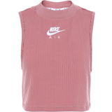 Dame - Høj krave Toppe Nike Women's Air Crop Tank - Pink Glaze/White