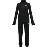 Under Armour Piger Tracksuits Under Armour Girl's Knit Tracksuit - Black