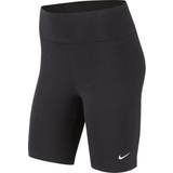 Nike Bomuld - Dame - M Shorts Nike Women's Sportswear Essential Mid Rise 10" Biker Shorts - Black/White