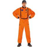Science Fiction Dragter & Tøj Kostumer Widmann Orange Astronaut Kostume