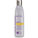 Fedtet hår - Uden parabener Silvershampooer Kativa Color Therapy Blue Violet Shampoo 250ml