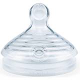 Nuk Transparent Sutteflasker & Service Nuk Nature Sense Silicone M Teats 0-6m 2-pack