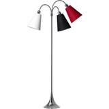 LED-belysning - Stof Gulvlamper & Havelamper Nielsen Light Trafik white/Black/Red Gulvlampe 135cm