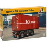 Italeri Modeller & Byggesæt Italeri Tecnokar 20' Container Trailer 3887