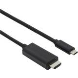 Guld - USB-kabel Kabler Digitus USB C-DisplayPort 2m