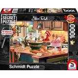 Schmidt Puslespil Schmidt At the kitchen Table 1000 Pieces