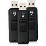 12 GB - USB 2.0 USB Stik V7 VF24GAR-3PK-3E 3x4GB USB 2.0