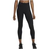 Mesh - Slim Bukser & Shorts Nike One Mid-Rise 7/8 Leggings Women - Black/White