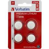 Verbatim Batterier - Knapcellebatterier Batterier & Opladere Verbatim CR2016 3V 4-pack