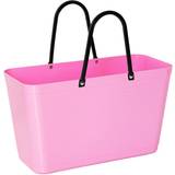 Hinza Shopping Bag Large (Green Plastic) - Pink