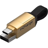 Kabeladaptere - Sølv Kabler InCharge Keychain 6 USB A-USB C