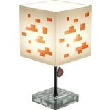 Kvadratisk - Rød Belysning Paladone Minecraft LED Lamp Natlampe