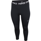 Nike Polyamid Bukser & Shorts Nike Training Pro Plus Size Tights Dam - Black/White