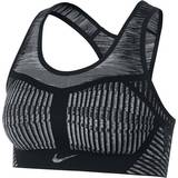 Nike sports bh Nike Fe/Nom Flyknit High Support Non Padded Sports Bra - Black/Grey/White