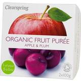 Kosher Tørrede frugter & Bær Clearspring Organic Fruit Puree Apple & Plum 200g
