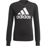 Bomuld Sweatshirts adidas Girl's Essntials Sweatshirt - Black/White (GP0040)