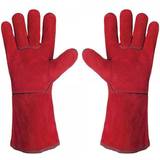 Rød Arbejdshandsker GYS Leather Welding Gauntlets Glove