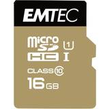 Emtec 16 GB Hukommelseskort & USB Stik Emtec Gold+ MicroSDHC Class 10 16GB