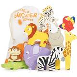 Le Toy Van Giraffer Babylegetøj Le Toy Van Africa Stacker & Cotton Bag